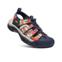 Keen Men's Newport X Outdoor Afro | Groovy Orange/Navy -Shoe Boutique Shop b1e2cf792bfff0e3ef1452d6ac0414715e685b39