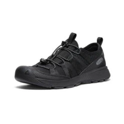 Keen Big Kids' Motozoa Sneaker | Black/Black -Shoe Boutique Shop b48910fa38d637831a7d0274f097278d399f52eb