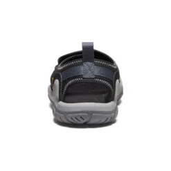 Keen Big Kids' Knotch River Open-Toe | Black/Steel Grey -Shoe Boutique Shop b7f746fd9a2d1369242b8d000422c9784ab7593c