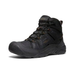 Keen Men's Circadia Waterproof Boot | Black/Curry -Shoe Boutique Shop bcf9cd7973cfb1da4b9c8fe5cc889f5a39a7bb12