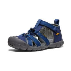 Keen Big Kids' Seacamp II CNX | Blue Depths/Gargoyle -Shoe Boutique Shop c105738044acffc493db2c6dd67291d9c510d1ef
