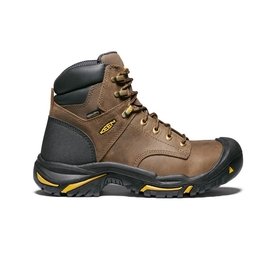 Keen Men's Mt Vernon 6" Waterproof Boot (Steel Toe) | Cascade Brown 1 Keen Men's Mt Vernon 6" Waterproof Boot (Steel Toe) | Cascade Brown