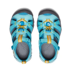 Keen Little Kids' Seacamp II CNX | Ipanema/Fjord Blue -Shoe Boutique Shop c4652735a2d5096e56fb5ef5073830bf37f0653b