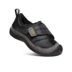 Keen Little Kids' Howser Wrap | Black/Steel Grey -Shoe Boutique Shop c4d42f9b869d048ffada1658d98c1937cb3cb8db