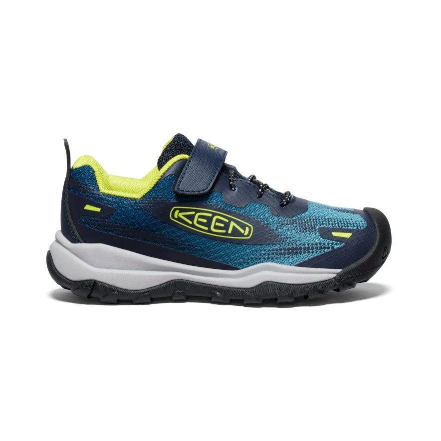 Keen Little Kids' Wanduro Speed Hiking Shoe | Legion Blue/Evening Primrose 1 Keen Little Kids' Wanduro Speed Hiking Shoe | Legion Blue/Evening Primrose