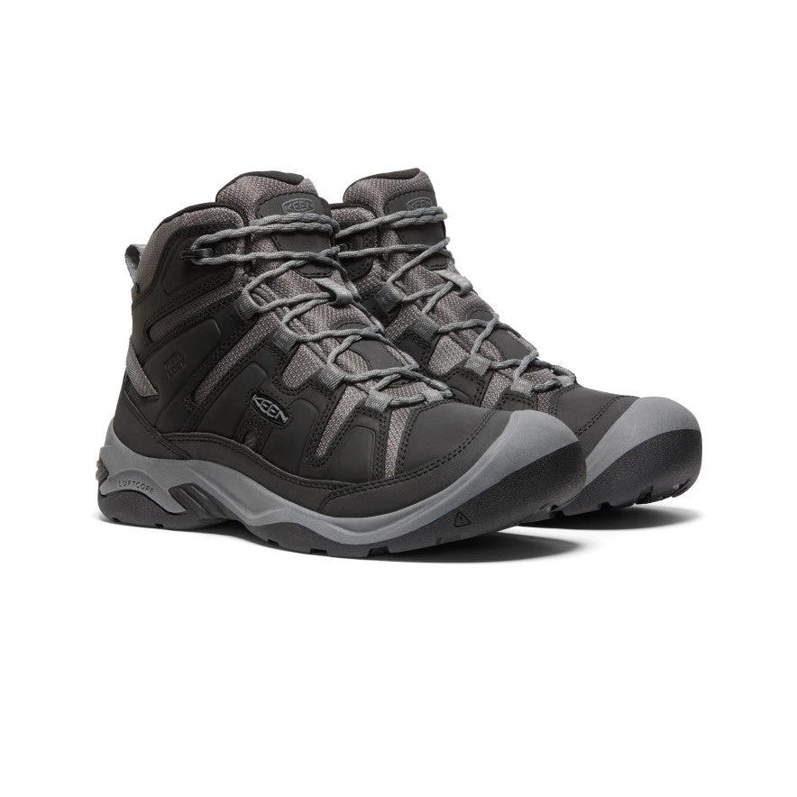Keen Men's Circadia Waterproof Boot | Black/Steel Grey 2 Keen Men's Circadia Waterproof Boot | Black/Steel Grey - Image 2