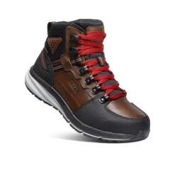 Keen Men's Red Hook Waterproof Boot (Soft Toe) | Tobacco/Black -Shoe Boutique Shop cda32a1b27f330b1b4959c4eec6c641c39aee766