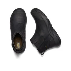 Keen Men's Revel IV Waterproof Chelsea | Black/Black -Shoe Boutique Shop d0849e8a9fb5b183f51009bdaadfe4533fd1f59d