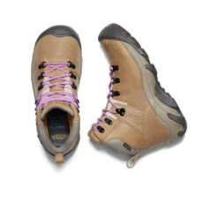 Keen Women's Pyrenees Waterproof Hiking Boot | Safari/English Lavender -Shoe Boutique Shop d2c01ab5f0b73e77c3a564658b875452b84b4a0d
