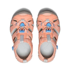 Keen Little Kids' Seacamp II CNX | Papaya Punch/Marina -Shoe Boutique Shop d2c650b676a3159b4002244d1b16dd003494baaf