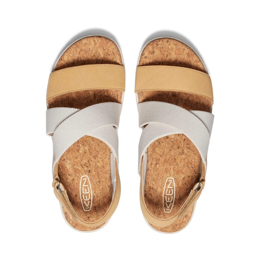 Keen Women's Elle Criss Cross Sandal | Birch/Curry 4 Keen Women's Elle Criss Cross Sandal | Birch/Curry - Image 4