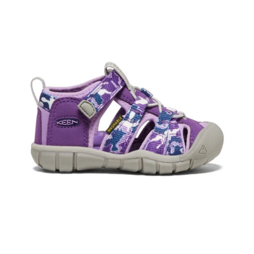 Keen Toddlers' Seacamp II CNX | Camo/Tillandsia Purple -Shoe Boutique Shop d592b8c6482f24302042785f8607cc811f66a36b