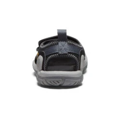 Keen Little Kids' Knotch River Open-Toe | Black/Steel Grey -Shoe Boutique Shop d61aa664cbe983290d923bdc2d2db858c05f33f1