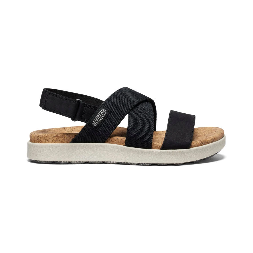 Keen Women's Elle Criss Cross Sandal | Black/Birch 1 Keen Women's Elle Criss Cross Sandal | Black/Birch