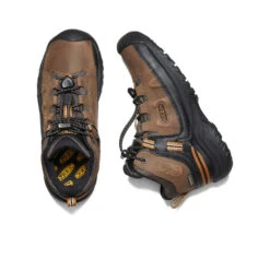 Keen Big Kids' Targhee Waterproof Boot | Dark Earth/Golden Brown -Shoe Boutique Shop de71008f997ef8f00aa7f2887e8b6ecedd861ca2