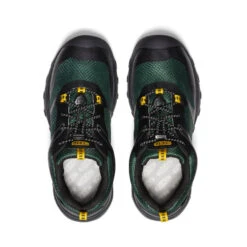 Keen Big Kids' Wanduro Waterproof Shoe | Black/Greener Pastures -Shoe Boutique Shop ded641ba202e03efbc06d09dd6c6d54b4fa97180