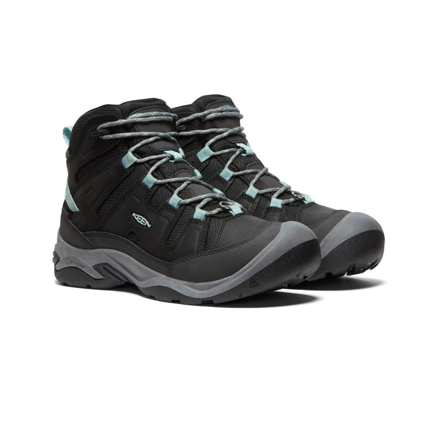 Keen Women's Circadia Polar Waterproof Boot | Black/Cloud Blue 2 Keen Women's Circadia Polar Waterproof Boot | Black/Cloud Blue - Image 2