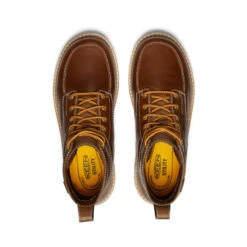 Keen Men's San Jose 6" Waterproof Boot (Soft Toe) | Tortoise Shell/Star White -Shoe Boutique Shop e0e15d988fce3e24561072d46a8f9528451b51c2