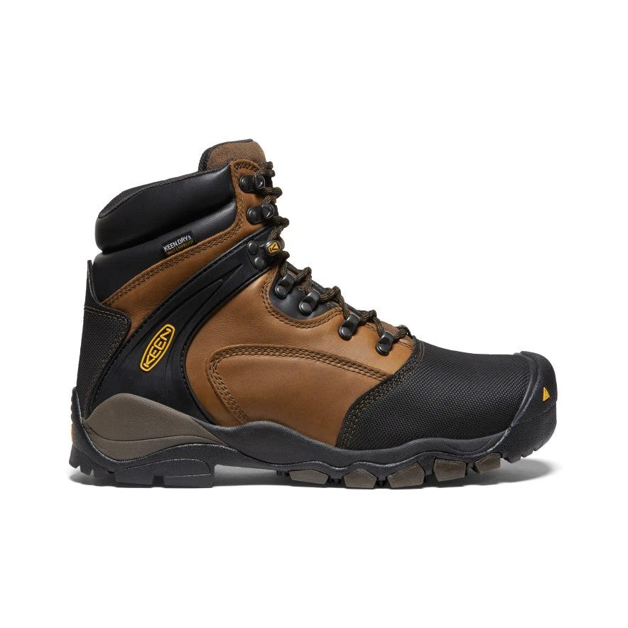Keen Men's Louisville 6" MET Waterproof Boot (Steel Toe) | Slate Black 1 Keen Men's Louisville 6" MET Waterproof Boot (Steel Toe) | Slate Black