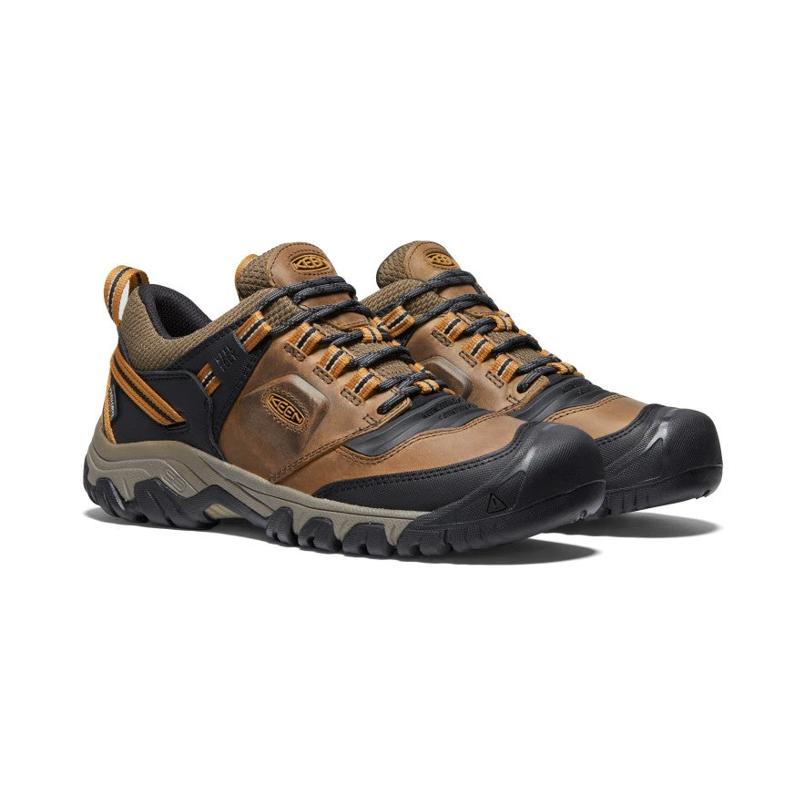 Keen Men's Ridge Flex Waterproof | Bison/Golden Brown 2 Keen Men's Ridge Flex Waterproof | Bison/Golden Brown - Image 2