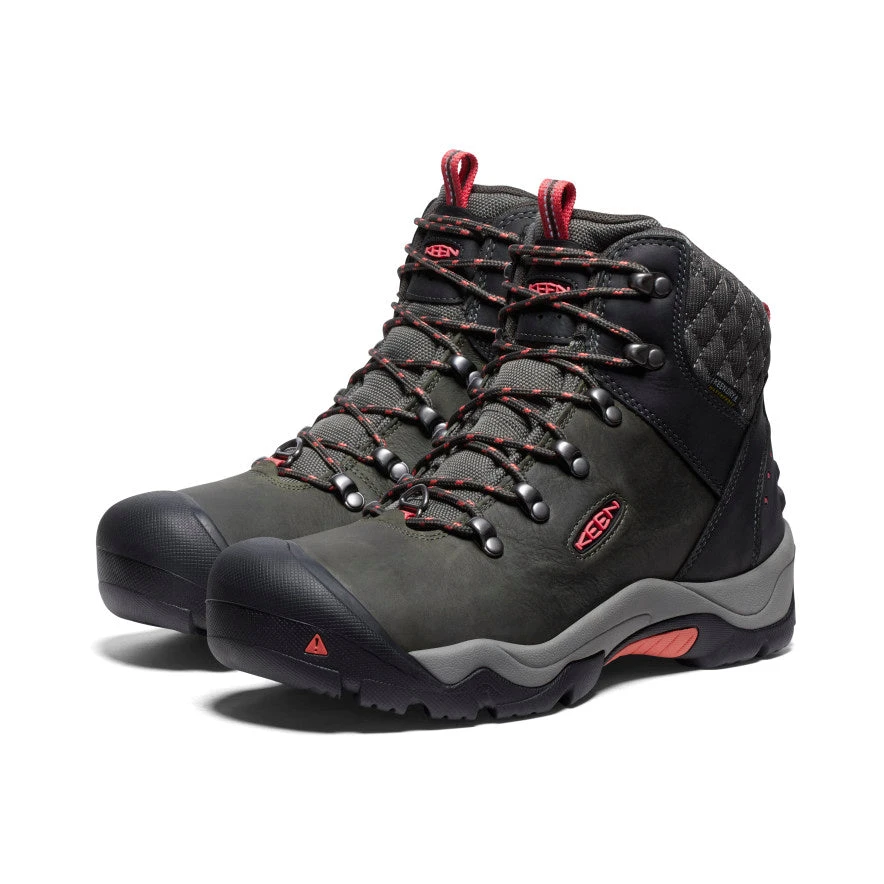 Keen Women's Revel III Waterproof Winter Boot | Black/Rose 2 Keen Women's Revel III Waterproof Winter Boot | Black/Rose - Image 2