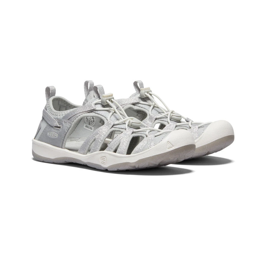 Keen Big Kids' Moxie Sandal | Silver 2 Keen Big Kids' Moxie Sandal | Silver - Image 2