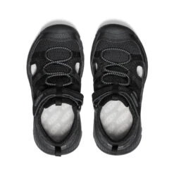 Keen Little Kids' Motozoa Sandal | Black/Alloy -Shoe Boutique Shop eb11dc7164fd504f58c3f89729be4547a730650c