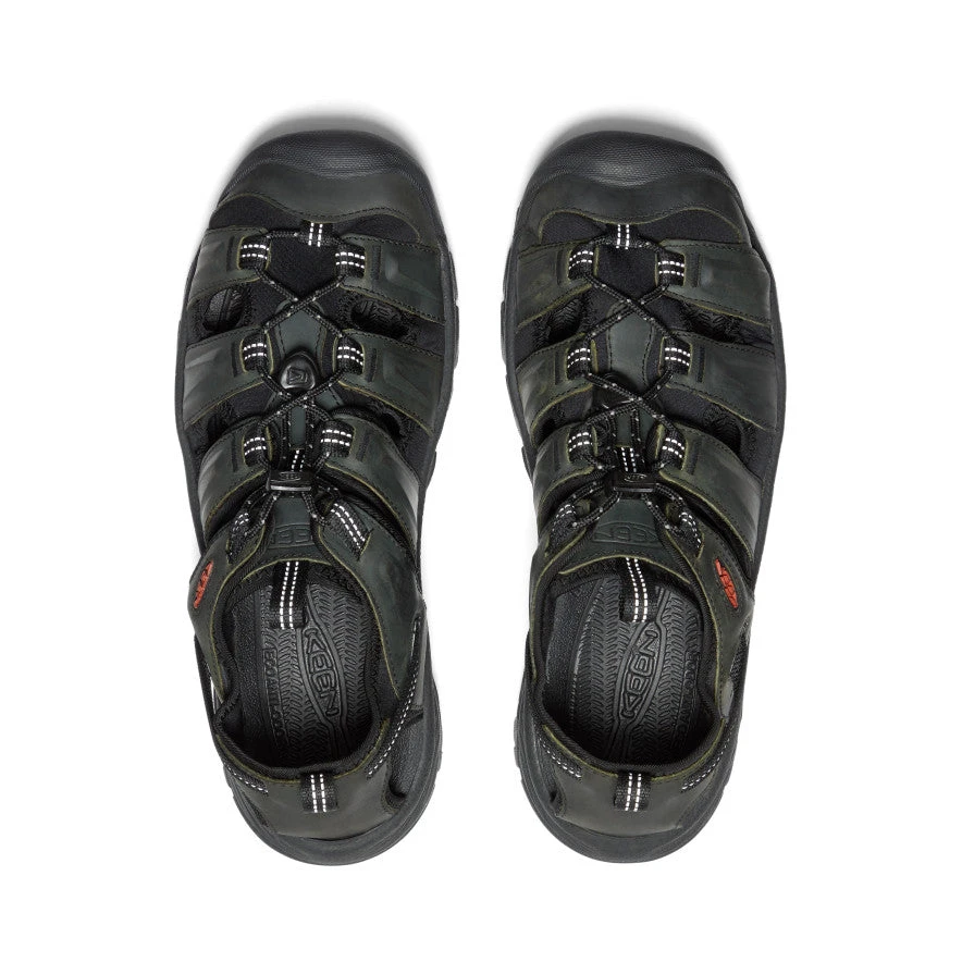 Keen Men's Targhee III Sandal | Grey/Black 4 Keen Men's Targhee III Sandal | Grey/Black - Image 4