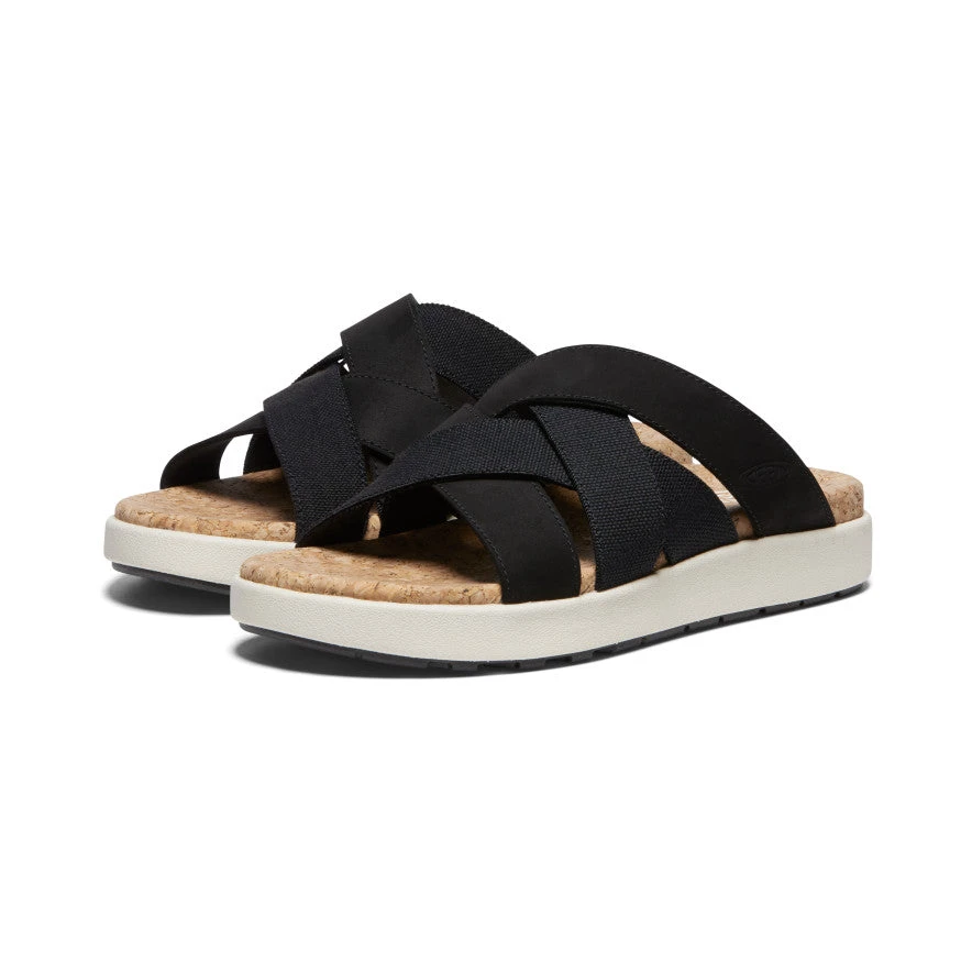 Keen Women's Elle Mixed Slide | Black/Birch 2 Keen Women's Elle Mixed Slide | Black/Birch - Image 2