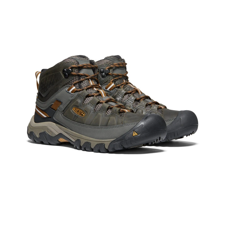Keen Men's Targhee III Waterproof Mid Wide | Black Olive/Golden Brown 2 Keen Men's Targhee III Waterproof Mid Wide | Black Olive/Golden Brown - Image 2