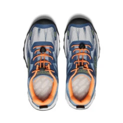 Keen Big Kids' Wanduro Speed Hiking Shoe | Vintage Indigo/Tangerine -Shoe Boutique Shop f1cc6326e4b589b389390d7474018a6d1cadd6d8
