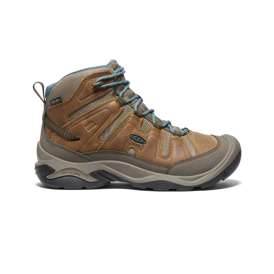 Keen Women's Circadia Waterproof Boot | Toasted Coconut/North Atlantic 1 Keen Women's Circadia Waterproof Boot | Toasted Coconut/North Atlantic