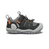 Keen Little Kids' Knotch Hollow Sneaker | Steel Grey/Safety Orange